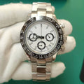 Sapphire Crystal Men`s Watch Beat Quartz Chronograph 50M Waterproof Swimming bussness Watches Men 316L Clock