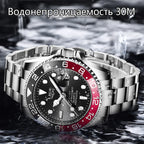 LIGE Diver Watch Men Fashion Business 3ATM Waterproof Luminous Quartz Wrist Watches For Men Outdoor Sports Date Chronograph Male